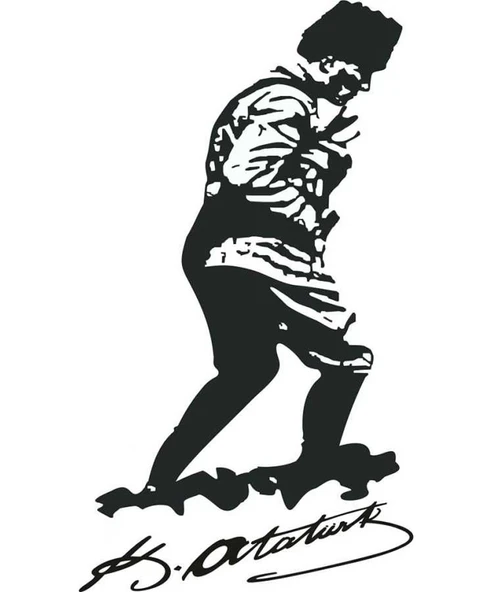 Ce-Ka Mustafa Kemal Atatürk Kocatepe Araç Sticker